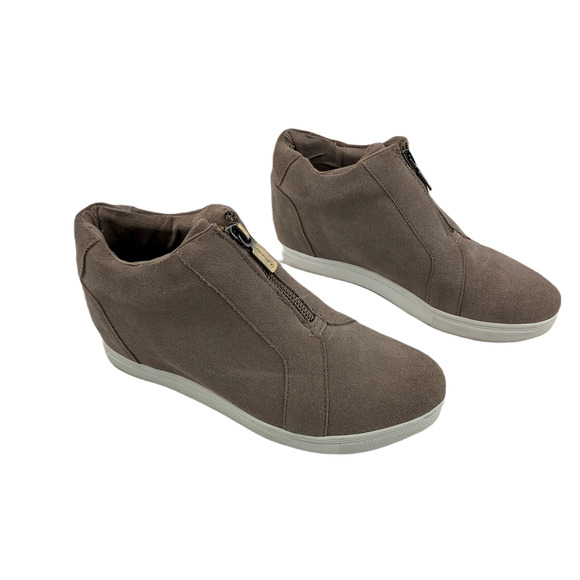 Blondo Women’s Suede Wedge Waterproof High Sneaker Ankle Platform Boots Size 8 - Picture 1 of 9